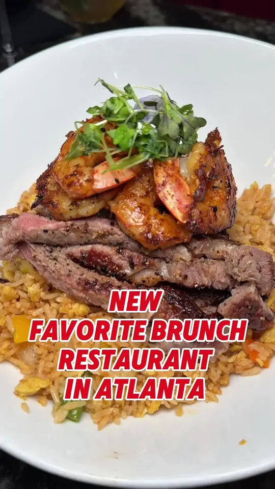 Crescent City Kitchen in Atlanta showing brunch, creole, video by great_eats on TikTok