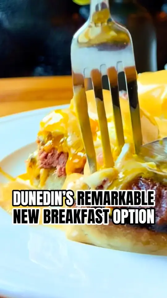 Crown and Bull in Dunedin showing new breakfast option, restaurant opening, video by Mr. Tampa Bay on YouTube