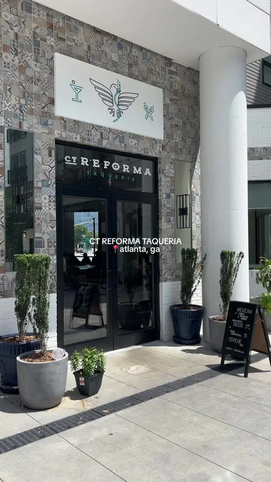 CT Reforma Taqueria - Buckhead in Atlanta showing review, visit, video by aerialelisee on TikTok