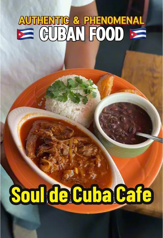 Cuba Cafe in Miami Beach showing restaurant visit, afro-cuban culture, history tours, video by foodpeopleluv on TikTok