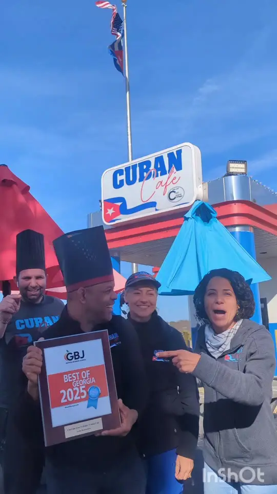 Cuban Cafe in Flowery Branch showing restaurant visit, latin restaurant, video by cuban.cafe.by.che on TikTok