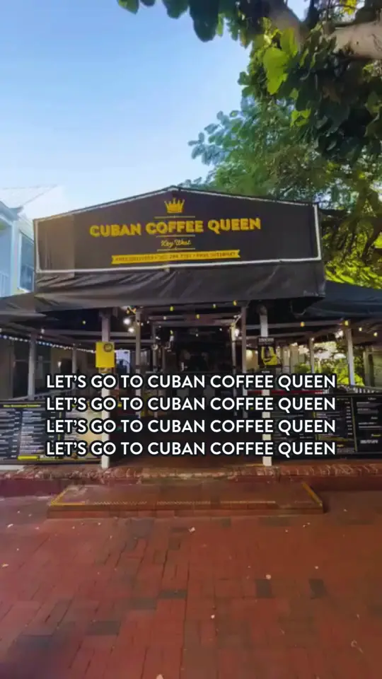 Cuban Coffee Queen Waterfront in Key West showing coffee, cuban coffee, video by Cuban Coffee Queen on Facebook
