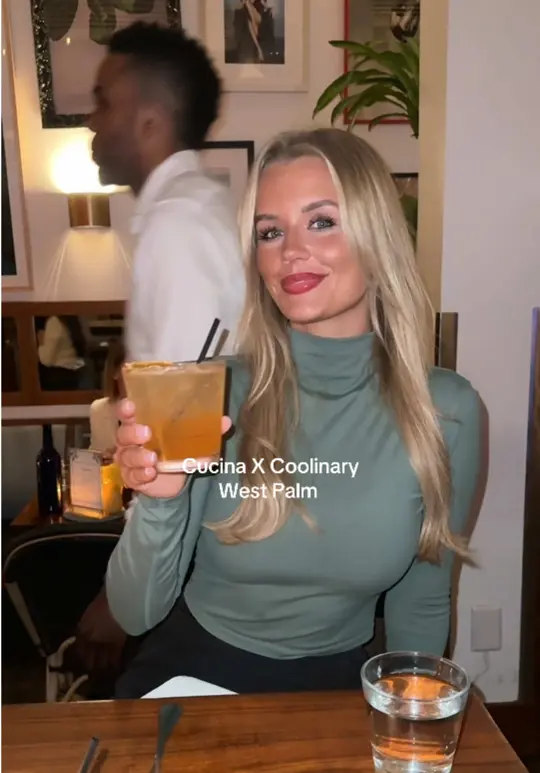 Cucina Dania Beach in Dania Beach showing visit, drinks, video by sarakresnak on TikTok