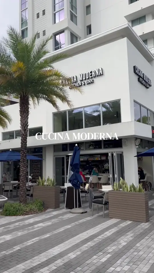 Cucina Moderna in Miramar showing happy hour, italian food, video by sk8natethefoodie on TikTok