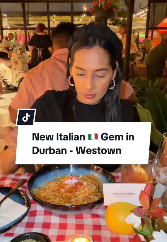  in Florida showing restaurant, italian food, authentic dining, fresh ingredients, family style vibes, video by inspiredbyprisfood on TikTok