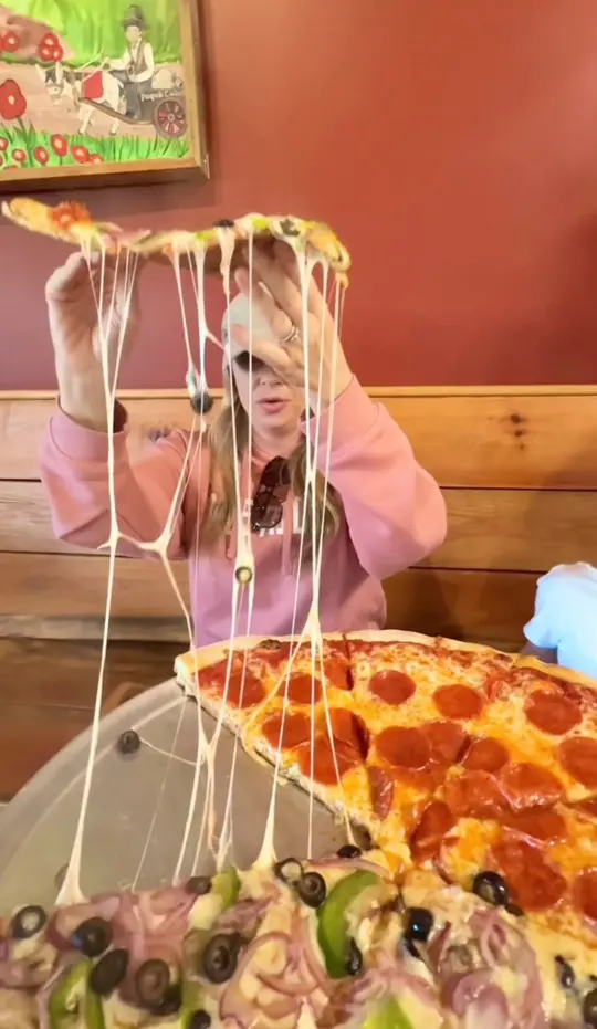 Cucinella's Pizzeria in Blue Ridge showing review, visit, pizza, video by Mountains and Main on Facebook