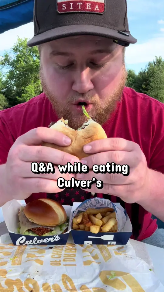 Culver’s in Suwanee showing food review, mukbang, video by colttriesthings on TikTok