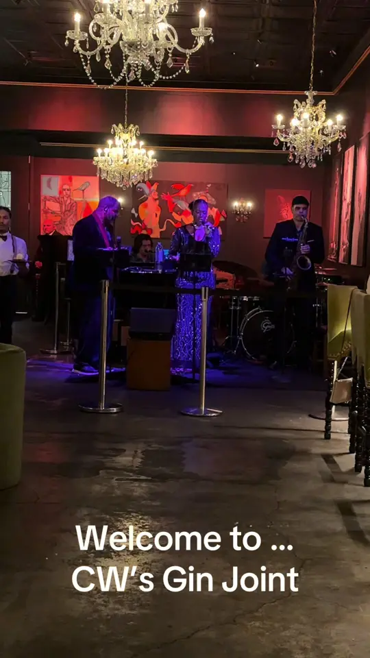 Cw's Gin Joint in Tampa showing atmosphere, live music, video by mom_tomybabes on TikTok