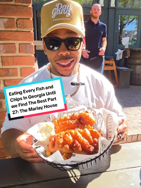 Cypress Street Pint & Plate in Atlanta showing review, fish and chips, video by cdeatsatlanta on TikTok