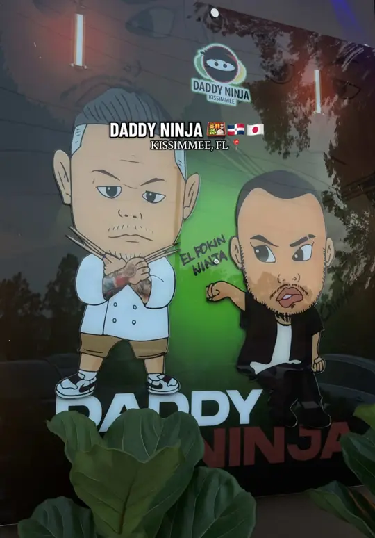 Daddy Ninja Restaurant in Kissimmee showing dominican sushi, video by myajxnelle on TikTok