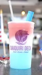 Daiquiri Deck St. Armands Circle in Sarasota showing cocktail, patriot missile daiquiri, video by Daiquiri Deck on Facebook