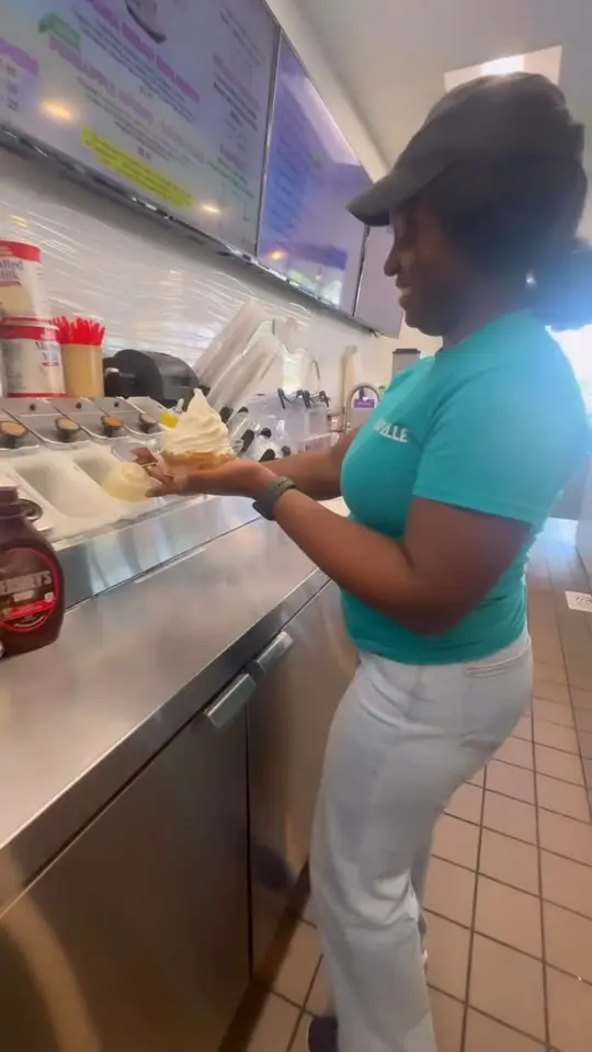 Dairy Belle in Dania Beach showing ice cream, pineapple upside down cake, video by Dairy Belle Ice Cream on Facebook