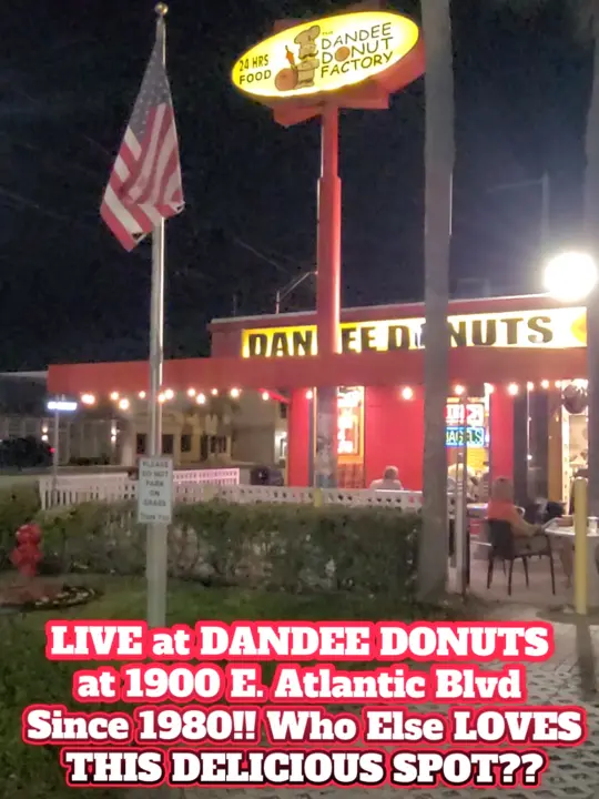 Dandee Donut Factory in Deerfield Beach showing donuts, video by flashback.south.f on TikTok