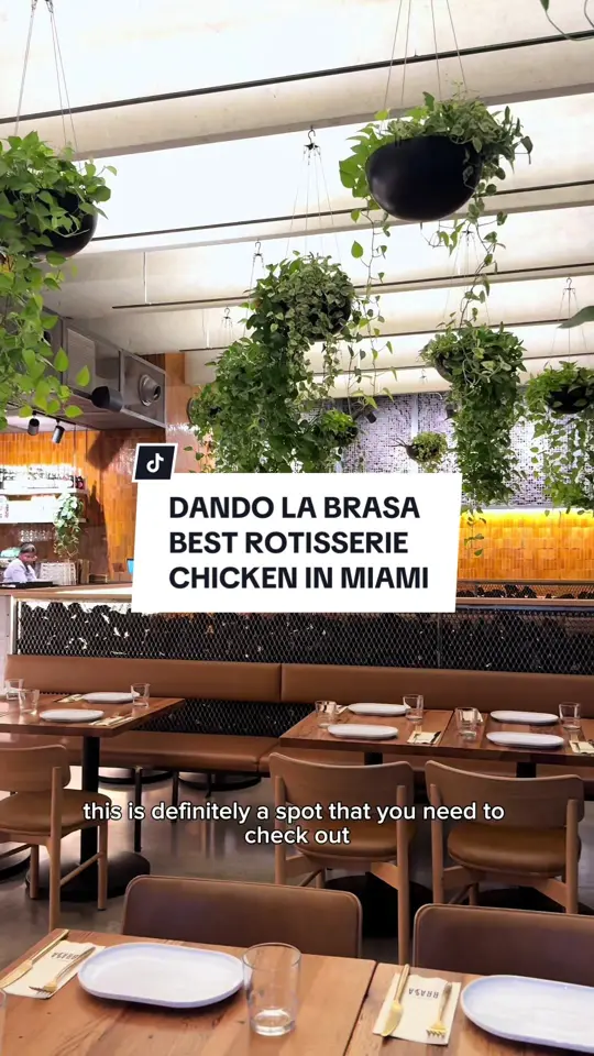 Dando La Brasa - Miami in Miami showing restaurant visit, rotisserie chicken, picanha steak, latin american food, video by innythefoodie on TikTok