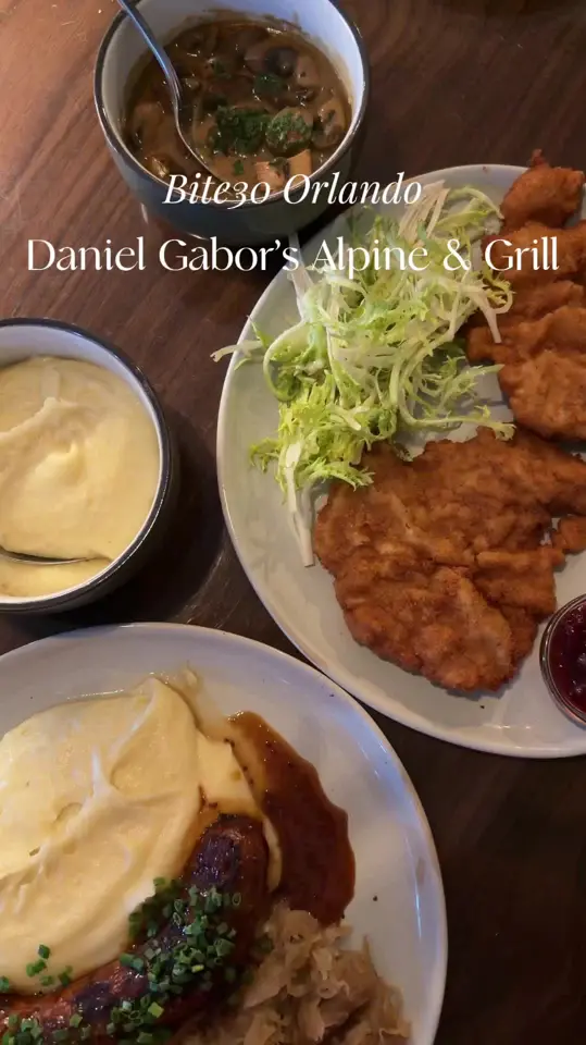 Daniel Gabor's in Ocoee showing review, visit, restaurant, alpine bar & grill, bite30 orlando, video by taylorshennett on TikTok