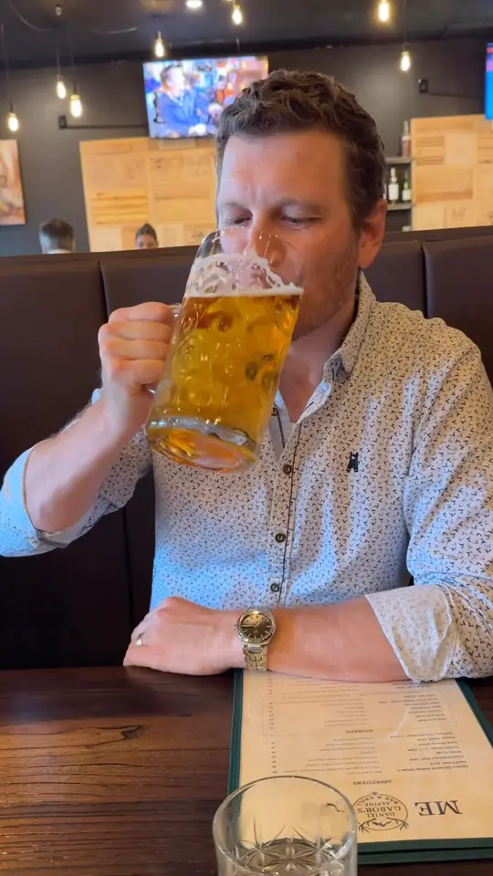 Daniel Gabor's in Ocoee showing soft opening, schnitzel, german beer, pretzel sticks, alpine inspired cuisine, video by We Are Winter Garden on Facebook