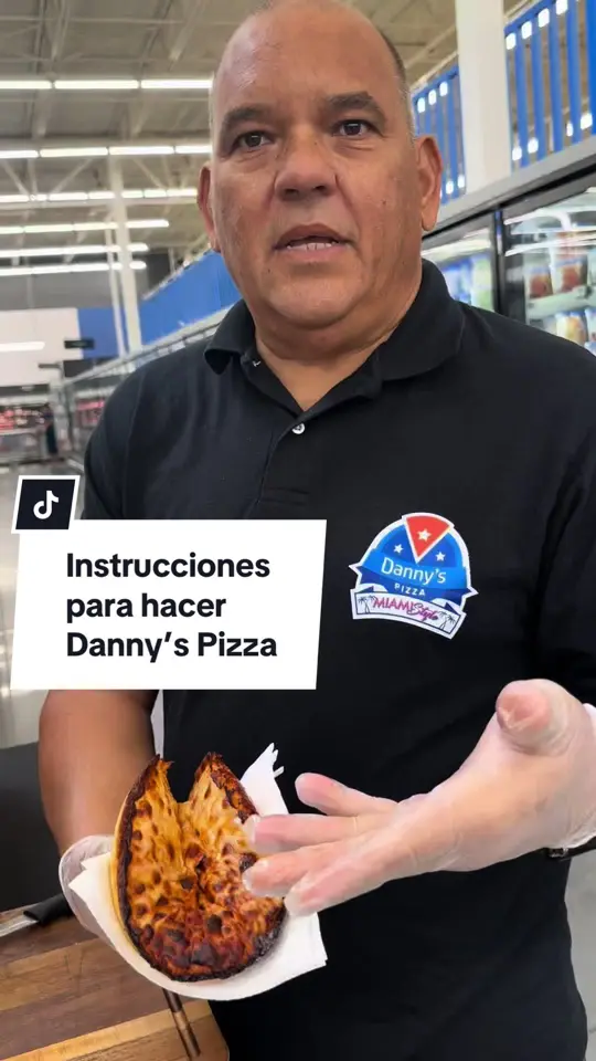 Danny's Pizzeria in Bradenton showing pizza, miami style pizza, video by dannyspizza.miamistyle on TikTok