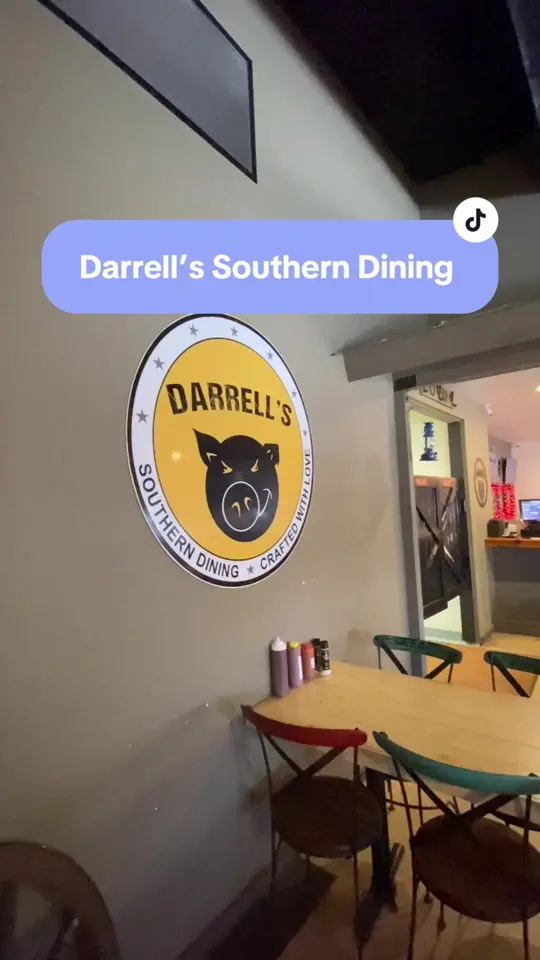 Darrell's Restaurant in Venice showing review, bbq, southern cooking, video by thehanleyhomesgroup on TikTok