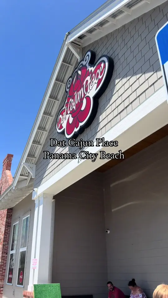 Dat Cajun Place Cafe in Panama City showing review, boudin balls, oysters, video by ashley.lane1521 on TikTok