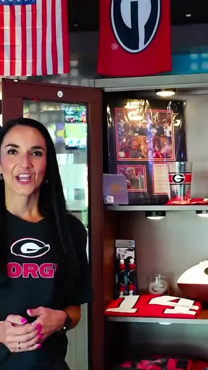 Dave & Buster's Augusta in Augusta showing sports, football, atmosphere, video by KICKS 99 on Facebook