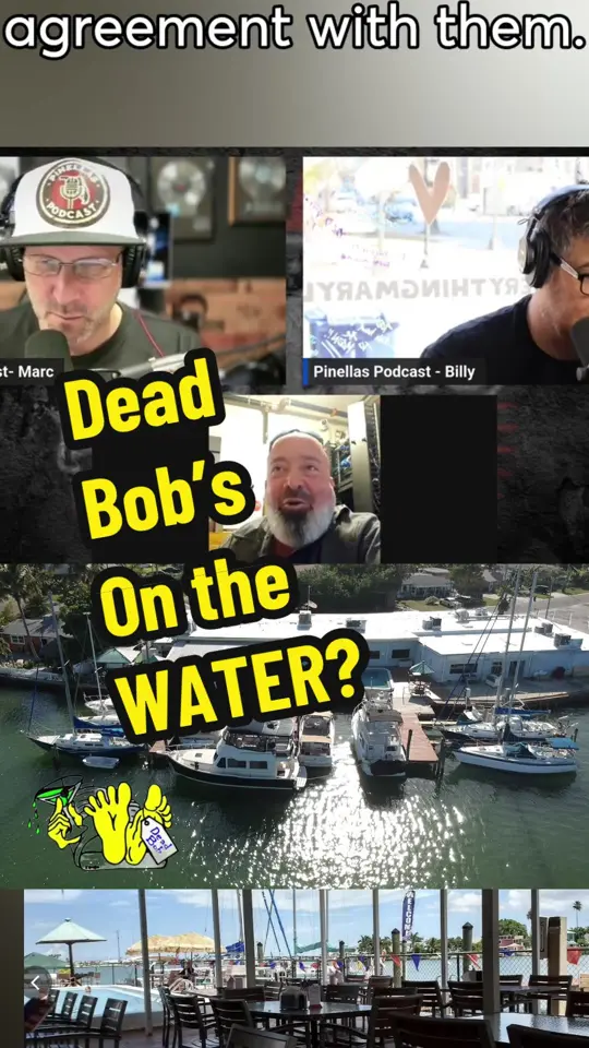 Dead Bobs in St. Petersburg showing bar update, venue news, video by pinellaspodcast on TikTok