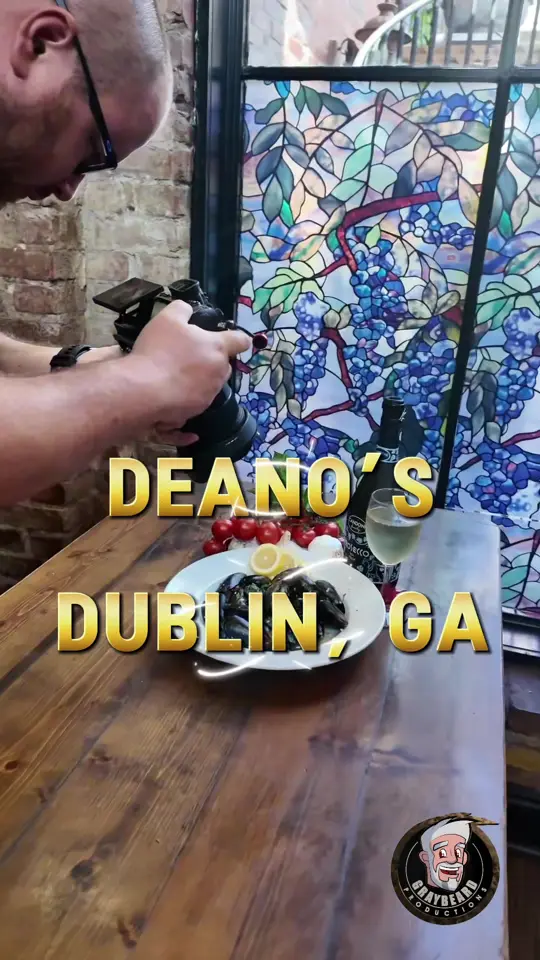 Deano's Italian in Dublin showing food, drone footage, video by graybeardproductions on TikTok