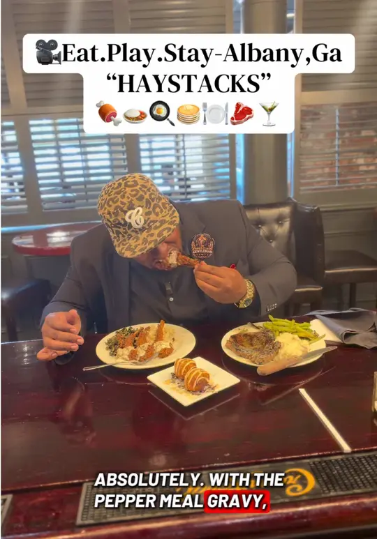 Decanter International Chophouse in Albany showing brunch, mimosas, brunch towers, country fried lamb chops, video by firstclassgentleman on TikTok