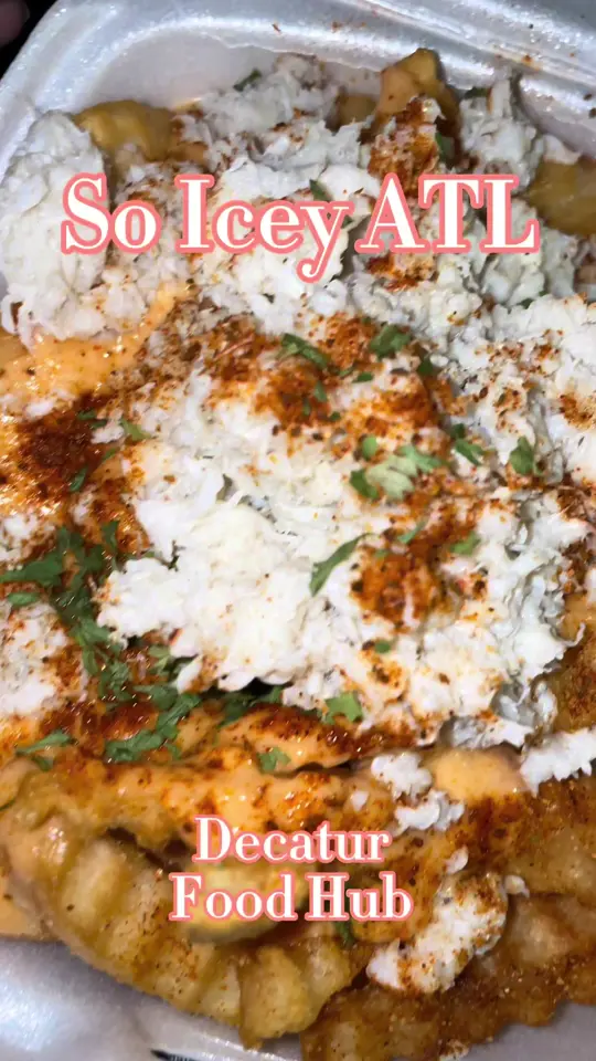 Decatur Food Hub in Decatur showing food, crab fries, video by todayeatsatl on TikTok