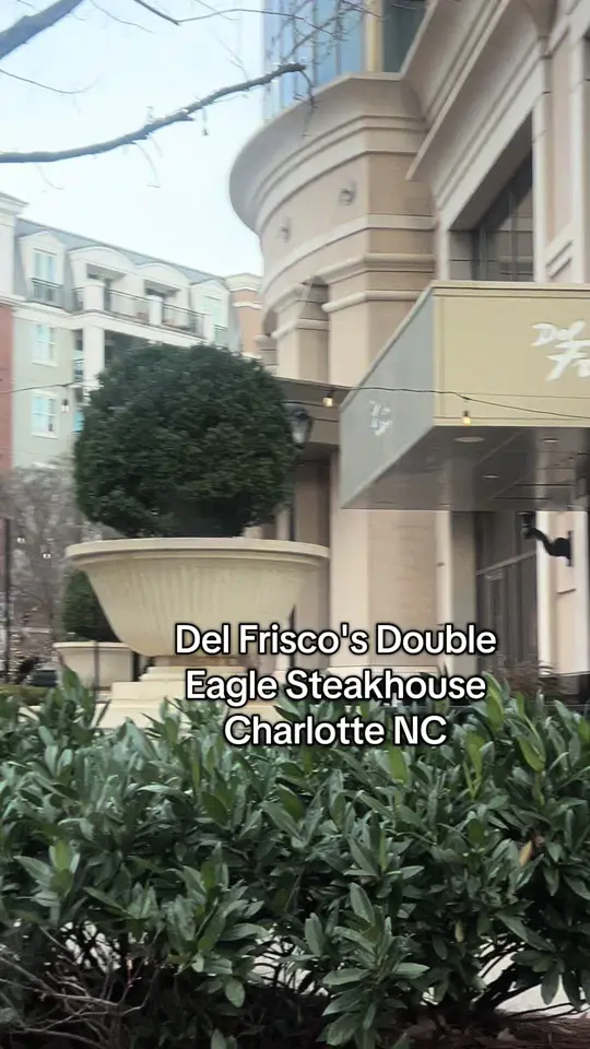 Del Frisco's Double Eagle Steakhouse in Orlando showing food, waygu meatballs, tomahawk steak, video by nicthesav on TikTok