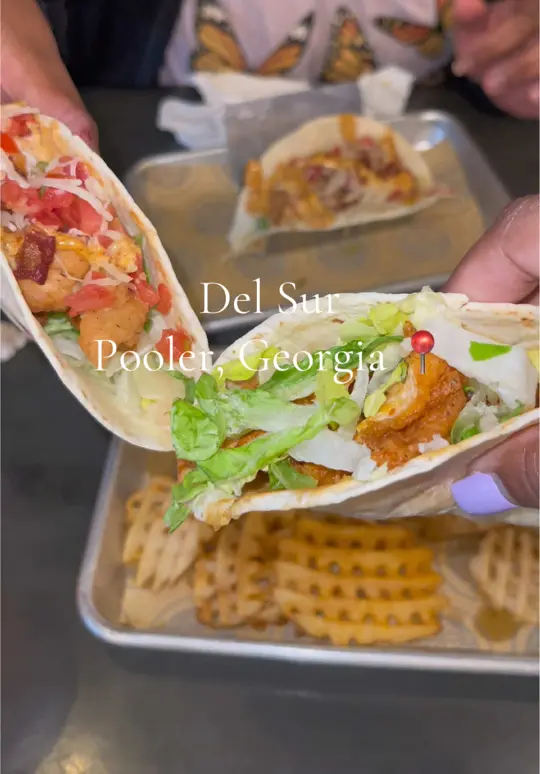 Del Sur in Statesboro showing visit, tacos, video by kayyyjonelle on TikTok