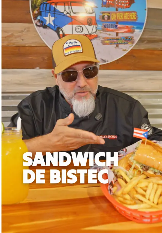 Deli Counter Sandwich Shop in Orlando showing steak sandwich, tripleta deal, loaded fries, video by williespinchos on TikTok