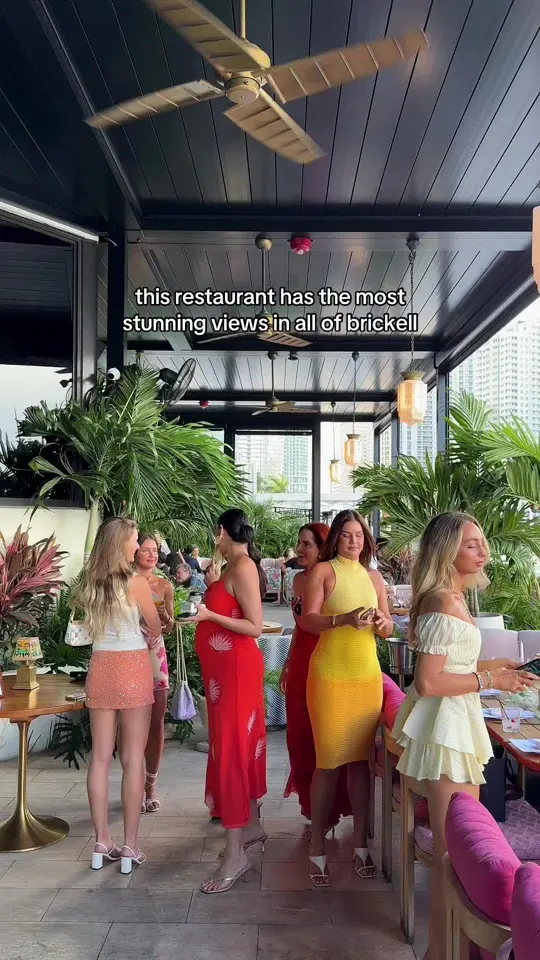 Delilah Miami in Miami showing review, visit, atmosphere, views, video by jumeireles_miami on TikTok