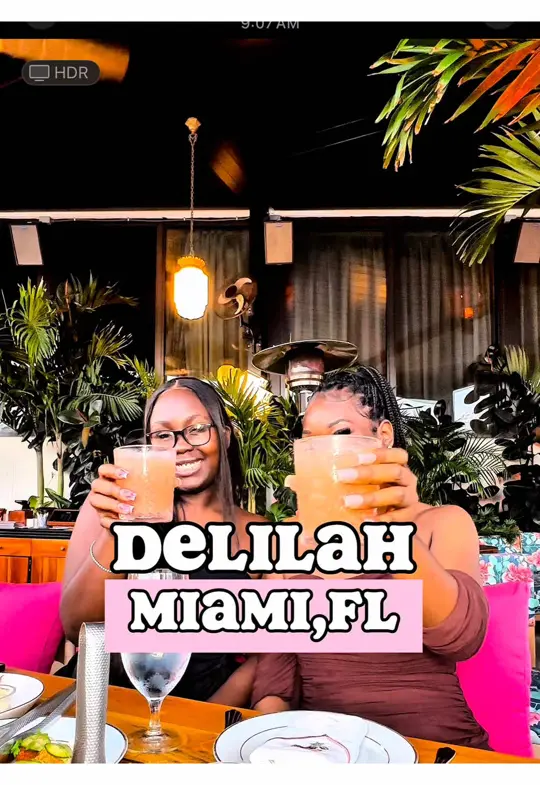 Delilah Miami in Miami showing cocktail, happy hour, girls night, video by ericaeatsamerica on TikTok