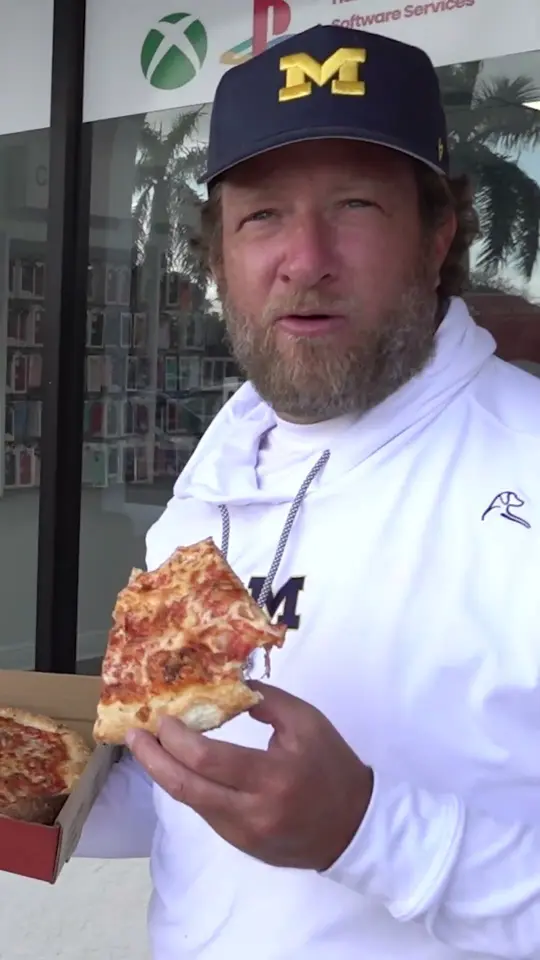 Delray Pizza in Delray Beach showing review, pizza, video by Barstool Sports on YouTube