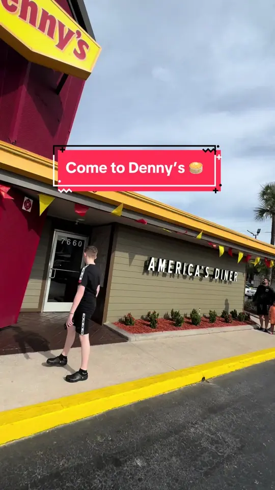Denny's Restaurant on TikTok, video by its_sharl_