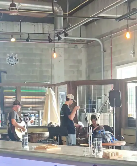 Dented Keg Ale Works - Brewery & Craft Kitchen in New Port Richey showing live music, craft beer, flatbreads, dinner, video by Dented Keg Ale Works on Facebook