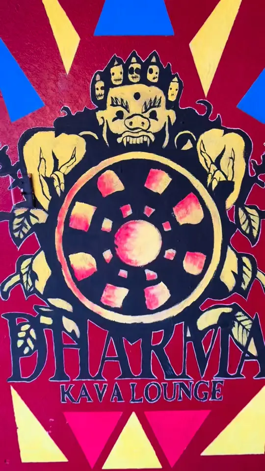  in Florida showing organic coffee, botanical beverages, trivia wednesdays, community atmosphere, video by Dharma Coffee & Kava on Facebook