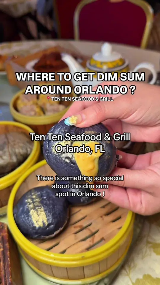  in Florida showing dim sum, bbq pork buns, soup dumplings, chicken feet, video by beercutieandfoodie on TikTok