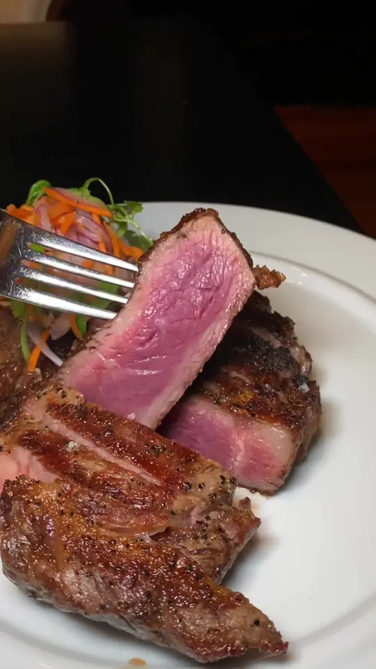Diplomat Prime in Hollywood showing steak, prime ribeye, video by foodyfetish on TikTok