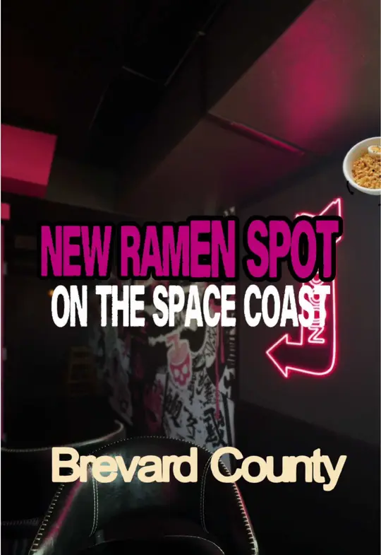 Dirty Noodz in Cocoa Beach showing restaurant visit, ramen, video by dailyhannahvibes on TikTok