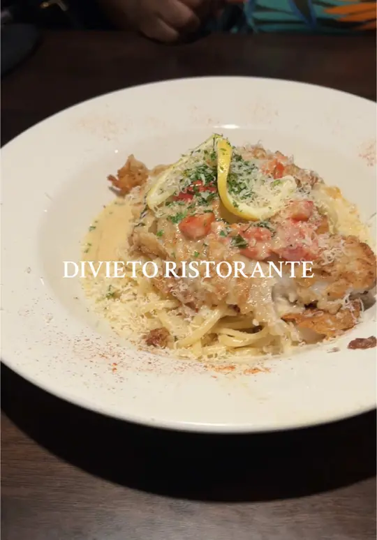 Divieto Ristorante in Doral showing review, visit, video by sk8natethefoodie on TikTok