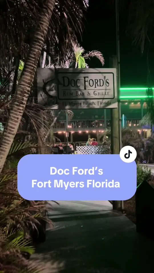 Doc Ford's Rum Bar & Grille in St. Petersburg showing review, visit, food, grouper, video by ac382 on TikTok