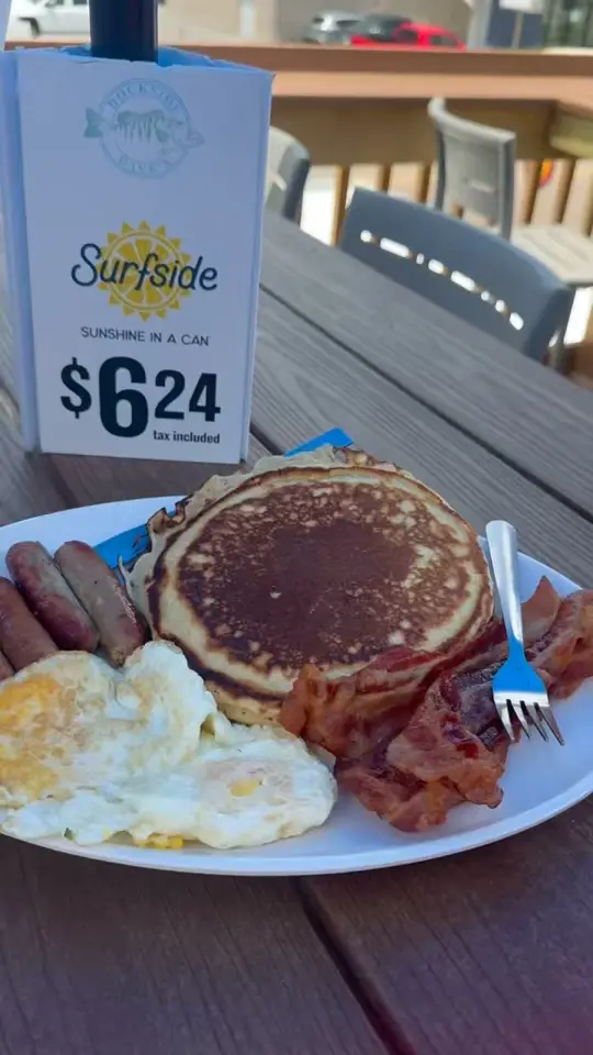 Dockside Dave's in Madeira Beach showing brunch, breakfast menu, video by Dockside Dave's on Facebook