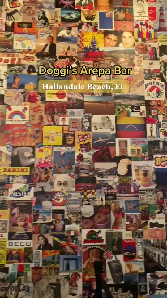 Doggi's Arepa Bar in Miami showing restaurant, arepas, video by dcaro10 on TikTok