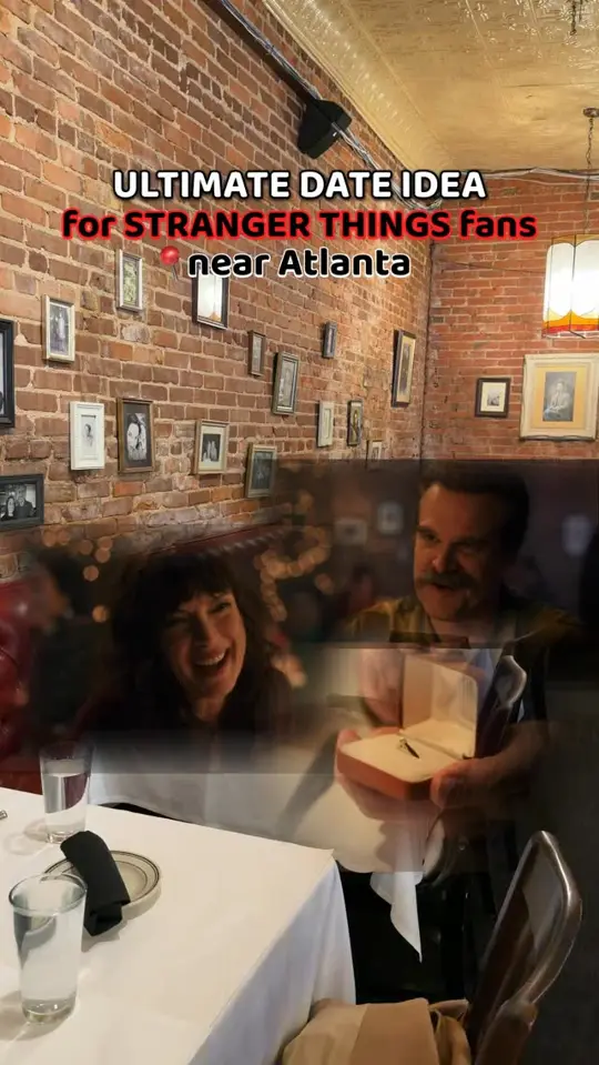 Dominick's in Buford showing filming location, restaurant visit, italian food, video by The.travel.ksu on Facebook