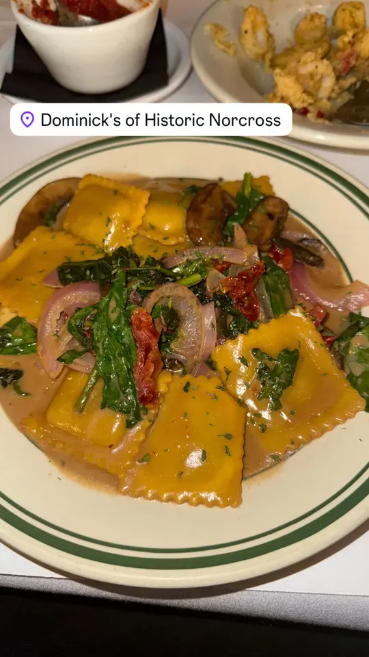 Dominick's Italian Of Historic Norcross in Norcross showing restaurant review, italian food, video by monekapatterson on TikTok