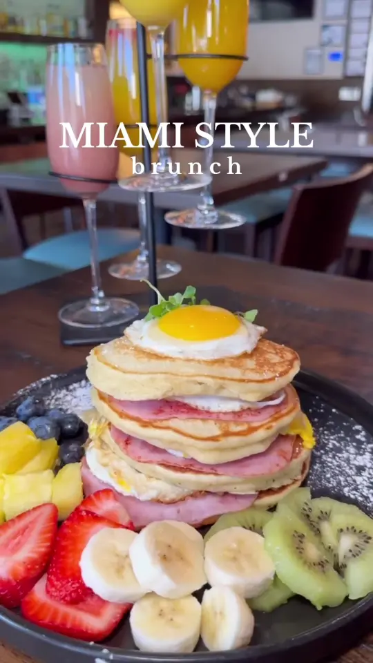 Dominick's in Lawrenceville showing brunch, latin fusion food, montemar, video by thecaroandtina on TikTok