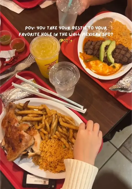 Don Pedro Mexican Restaurant in Norcross showing review, visit, tacos, grilled chicken, pico de gallo, tostada de ceviche, asada fries, huevos rancheros, video by youratlbesties on TikTok