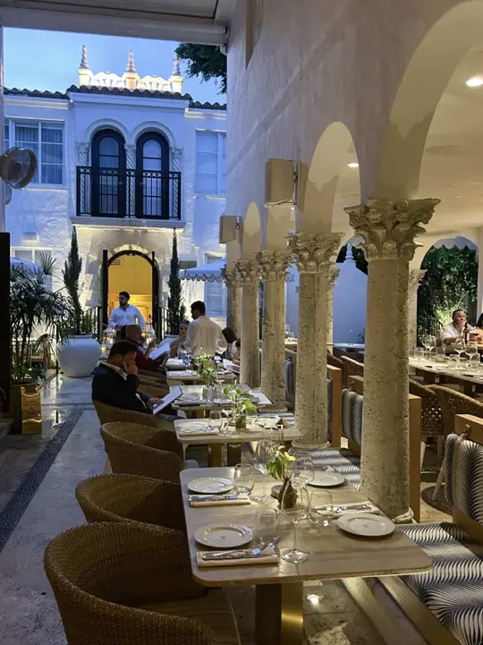 Donatella Restaurant in Miami Beach showing italian restaurant, visit, video by any_en on TikTok