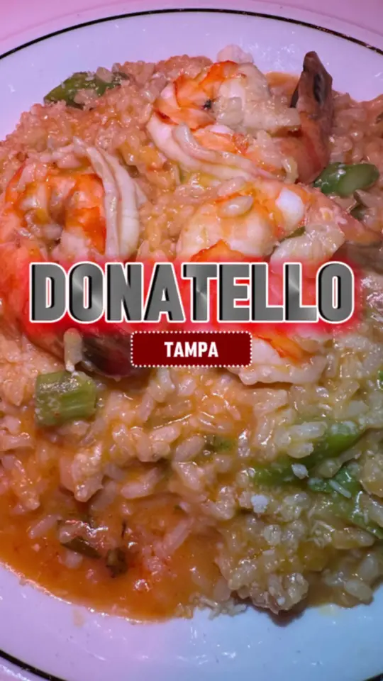 Donatello Italian Restaurant in Tampa showing fine dining, romantic date night, food, drinks, atmosphere, video by jenny.eat.world_ on TikTok